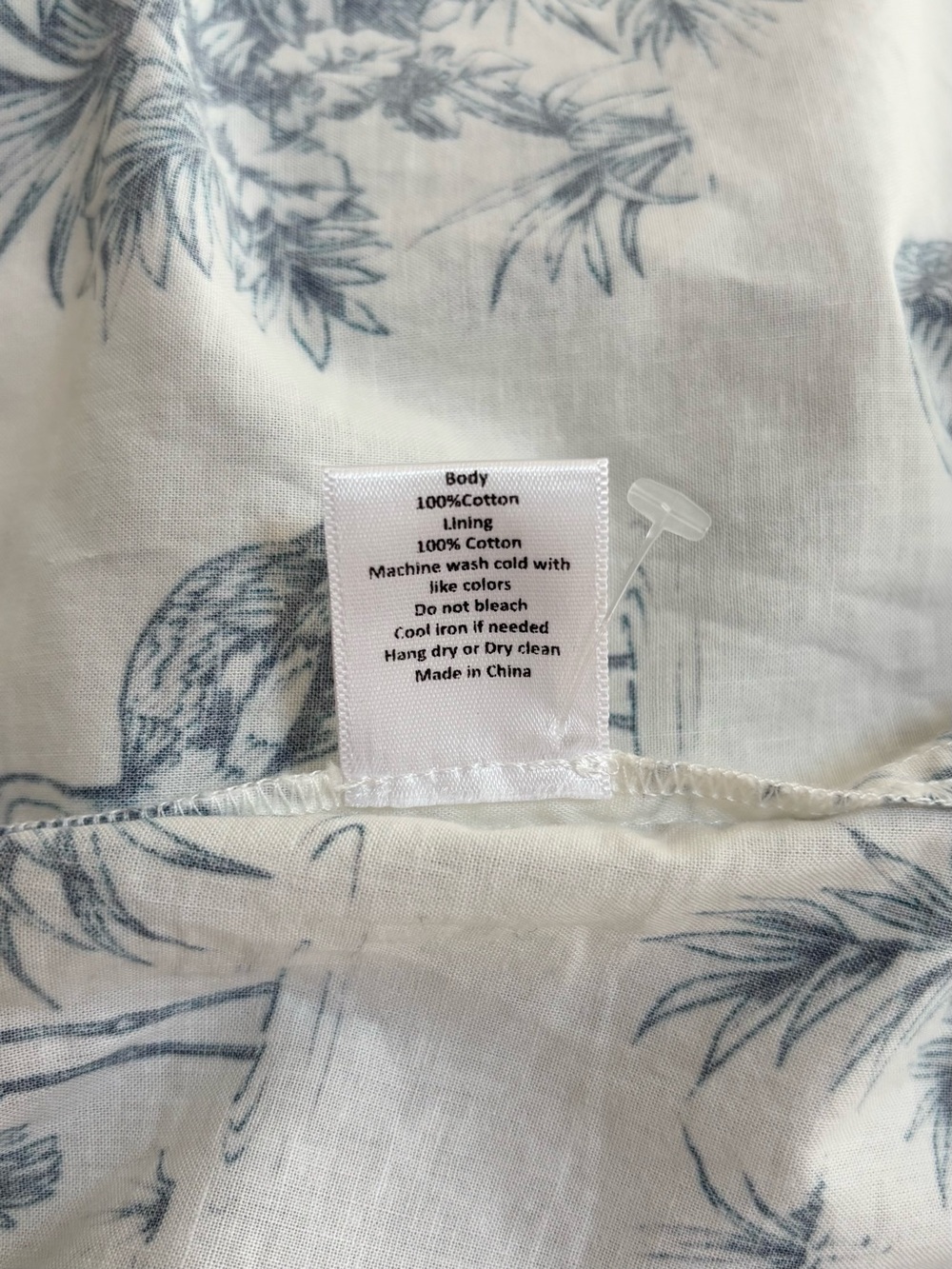 Hunter Bell Jenkins Mini Dress in Navy Flamingo Print, Size S - Picture 12 of 12